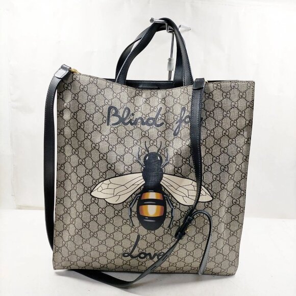 Gucci Hand Bag Brown PVC 749-052925 - Picture 1 of 13